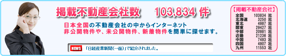 掲載不動産会社数